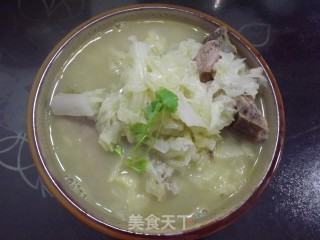 Pork Ribs and Cabbage Soup recipe