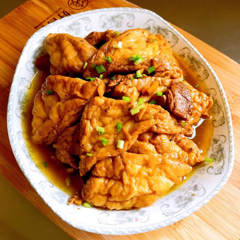 Braised Pork with Tofu in Oil recipe
