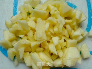 Fruity and Tender-apple Custard Pudding recipe
