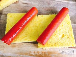 Baked Ham Toast recipe