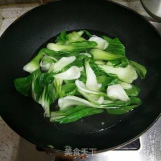 Mushrooms Mixed with Rape recipe