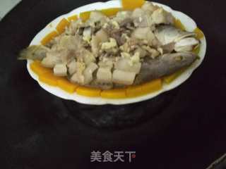 Steamed Pork Belly with Salted Fish recipe