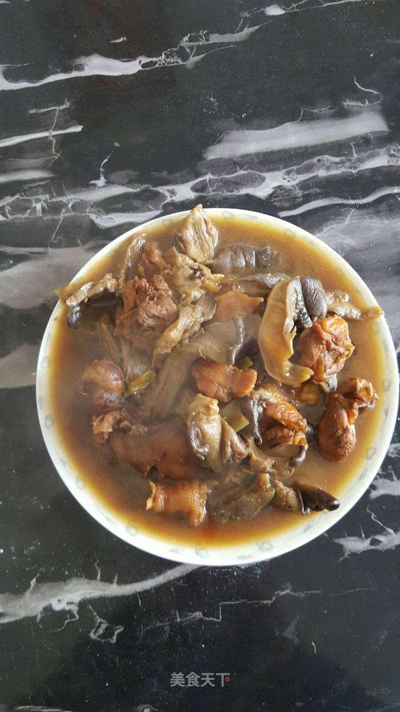 Stewed Chicken with Mushrooms recipe