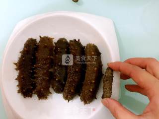 Sea Cucumber Rice with Abalone Sauce recipe