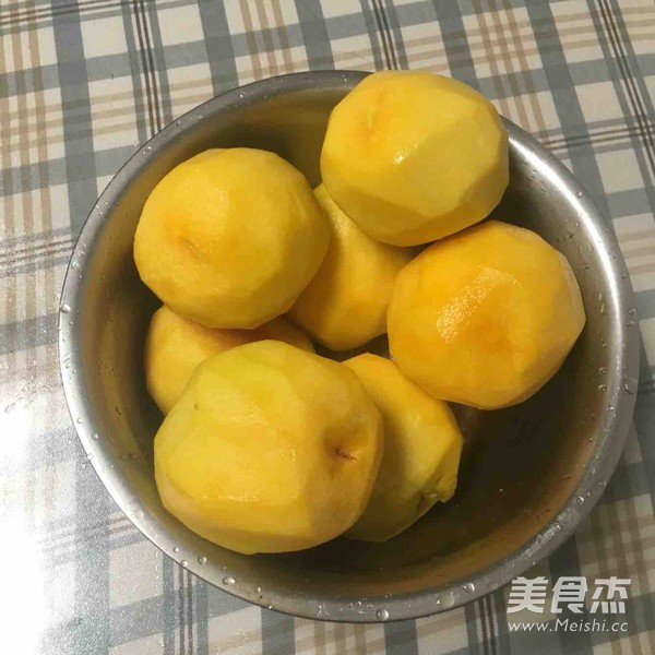 Canned Yellow Peach recipe