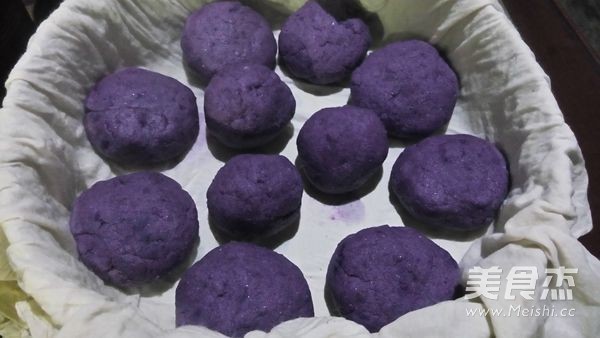 Steamed Purple Potato Cake recipe