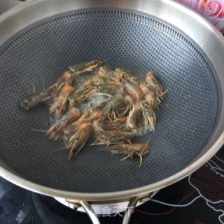 Fried Chayote with Shrimp Head recipe