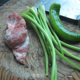 Celery Shredded Pork recipe