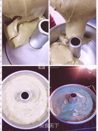 Matcha Red Bean Chiffon Cake recipe