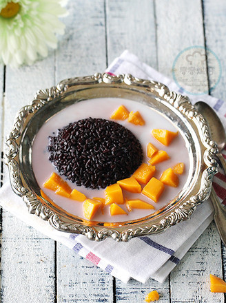 Mango Black Rice with Coconut Milk recipe