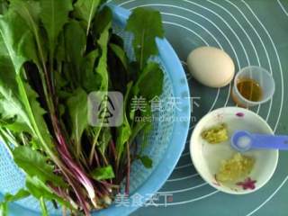 Dandelion Egg Pastry Pancake recipe