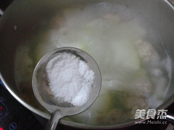 Winter Melon Meatball Soup recipe