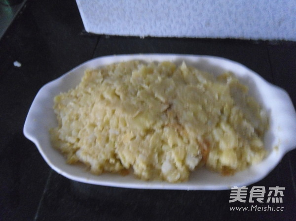 Mashed Potatoes with Cheese Egg Yolk recipe