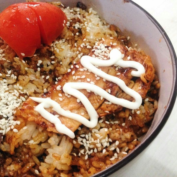 Chicken Steak Rice that Even Lazy People Can Make recipe