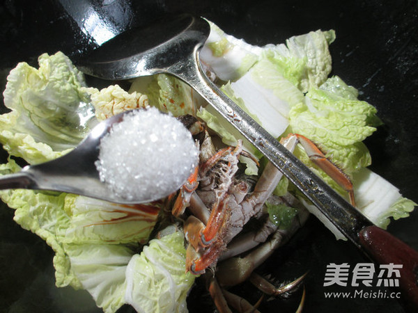 Braised Chinese Cabbage with Hairy Crabs recipe