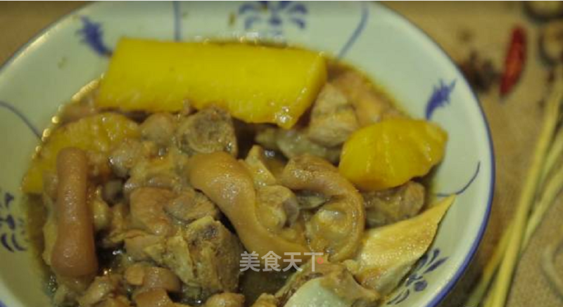 Chaoyin Hipster: Pineapple Braised Pig's Trotters recipe