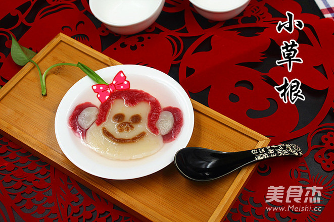 Cute Monkey Yingchun Tangyuan recipe