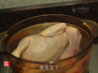 Shredded Chicken with Scallion Oil recipe