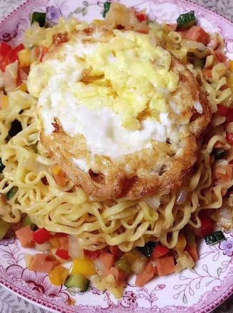 Fried Instant Noodles recipe