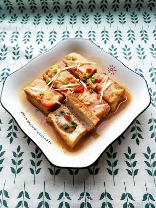 Tofu Stuffed in Golden Soup recipe