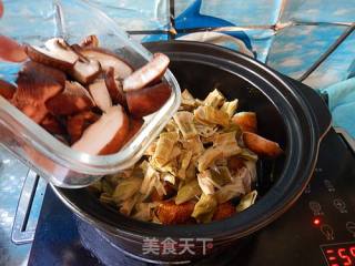 Stew with Mushrooms and Bamboo Shoots recipe