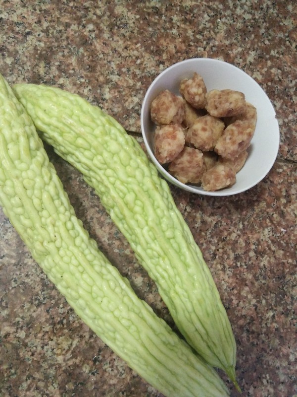 Bitter Gourd Meatballs recipe