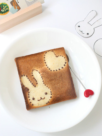Cute Bunny Baked Toast