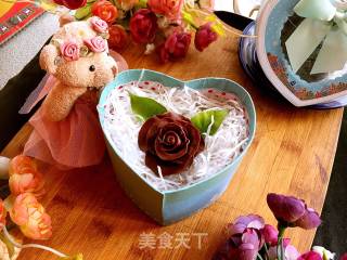 Valentine's Day Gift: Chocolate Strawberry Rose recipe