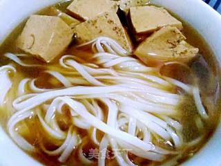 Soy Sauce Braised Tofu Noodle Soup recipe