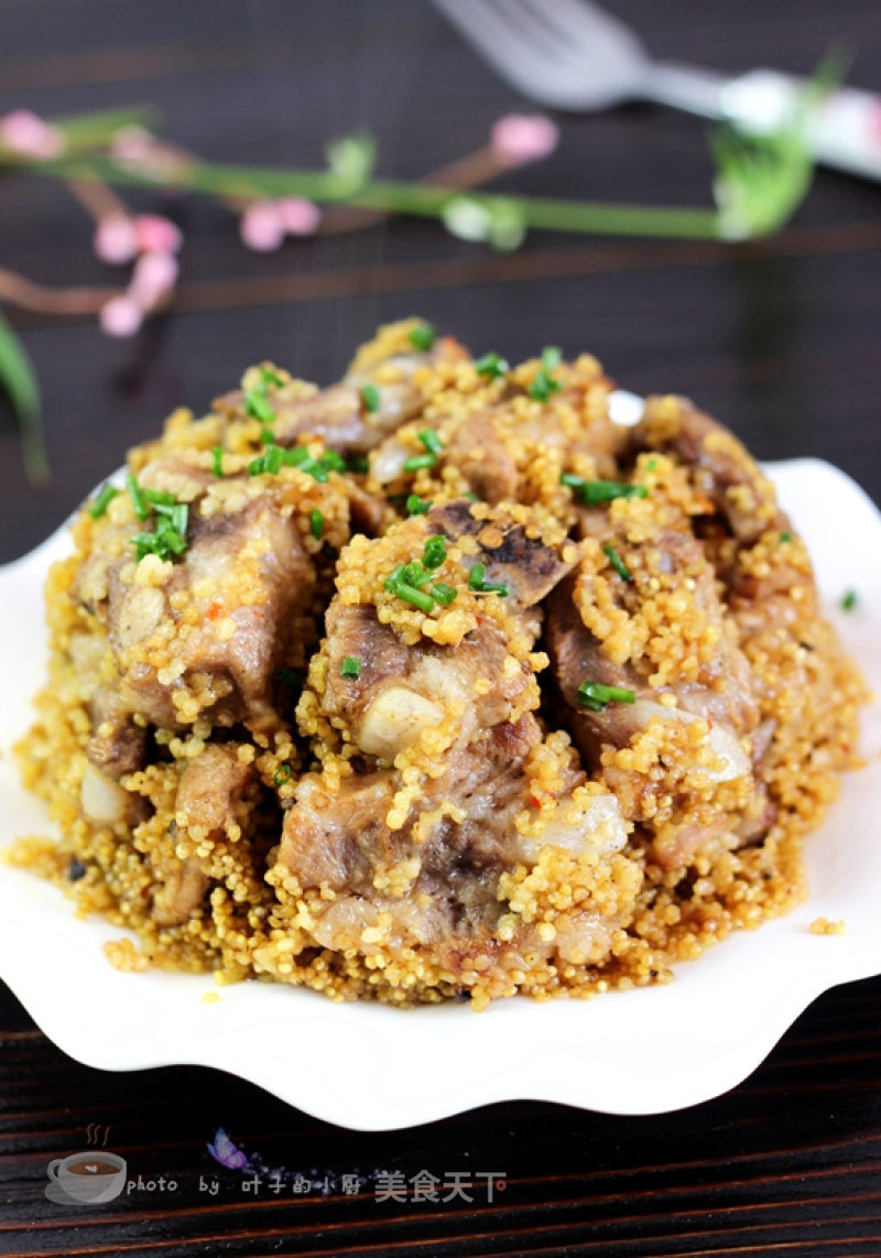 Millet Steamed Ribs recipe