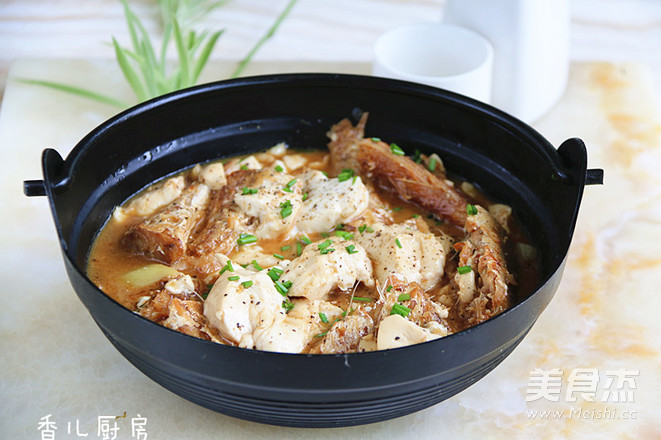 Salted Fish Stewed Tofu recipe