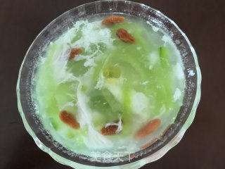 Protein Loofah and Wolfberry Soup recipe