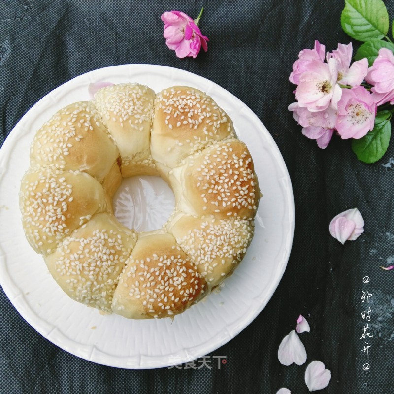 # Fourth Baking Competition and is Love to Eat Festival# Milk Sesame Bread recipe