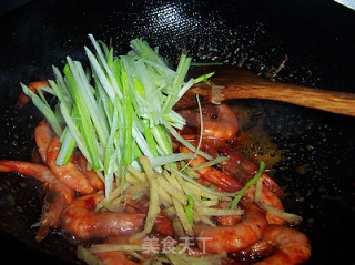 Classic Home Cooking---simmered Prawns in Oil recipe