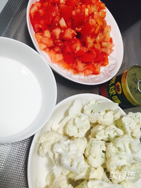 Cauliflower with Tomato recipe