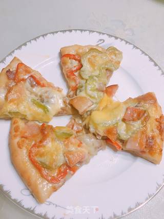 Bacon Ham Pizza recipe
