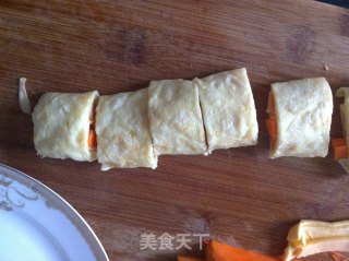 Cheese and Egg Roll Kissing Little Fish-----loving Breakfast recipe