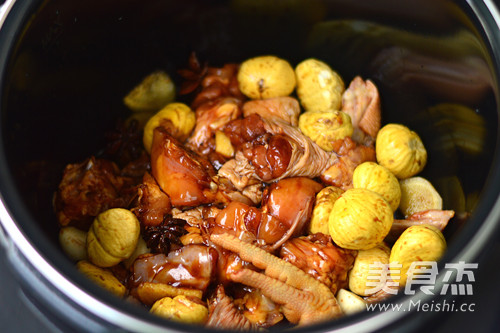 Braised Chicken with Chestnuts recipe