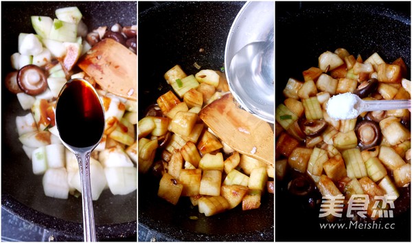 Grilled Winter Melon with Shiitake Mushrooms recipe