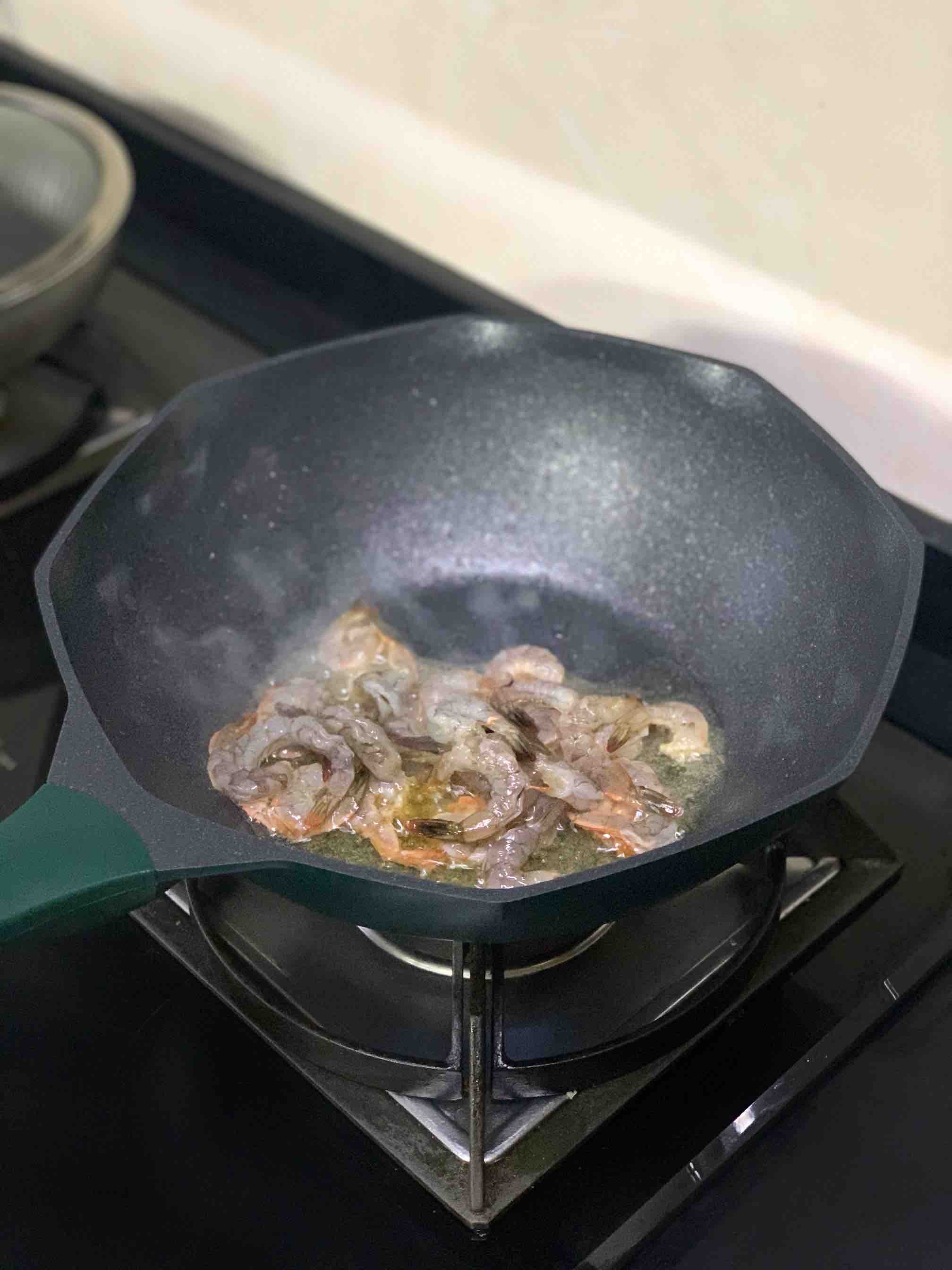 Fried Rice with Broccoli and Shrimp recipe