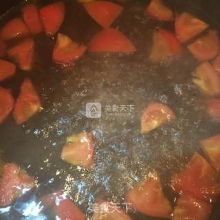 Tomato Enoki Mushroom Egg Soup recipe