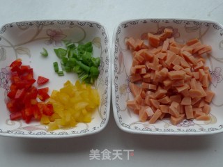 [pepper Ham Tofu Flower] Make The Delicious More Beautiful recipe