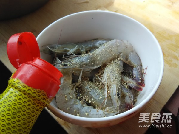 Steamed Shrimp with Garlic Vermicelli recipe