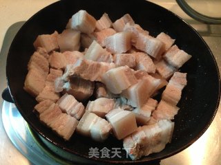 Braised Pork with Tiger Skin and Quail Egg recipe