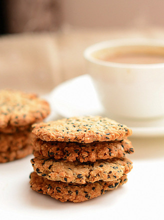 Oatmeal Black Sesame High-fiber Biscuits