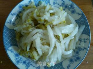 Pickled Sauerkraut with Rice Water recipe