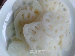 Sweet and Sour Lotus Root Slices recipe