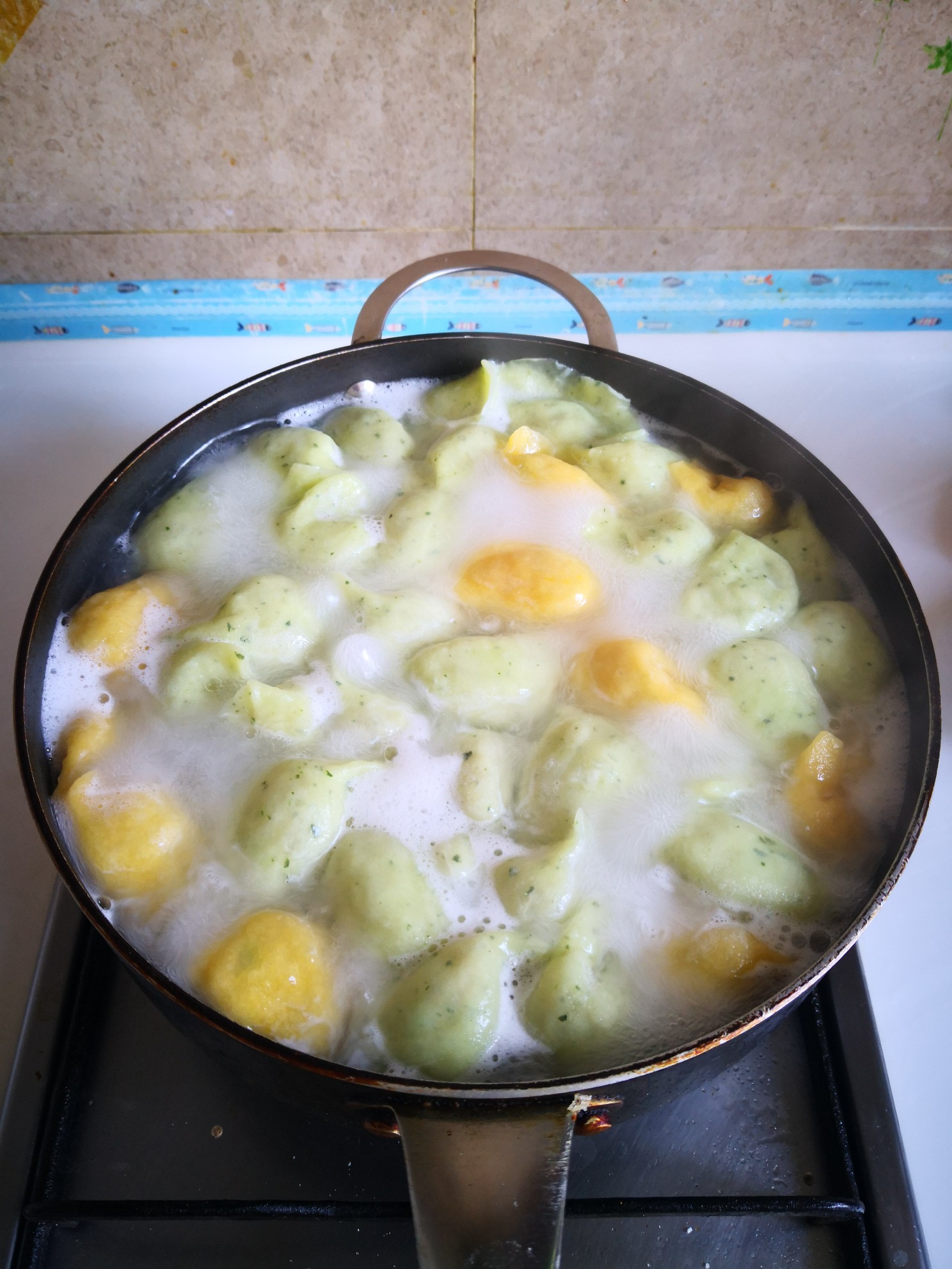 Cucumber Skin Dumplings recipe