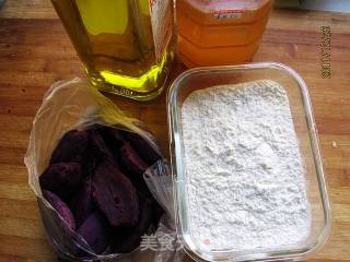 Microwave Purple Sweet Potato Donkey Rolling recipe