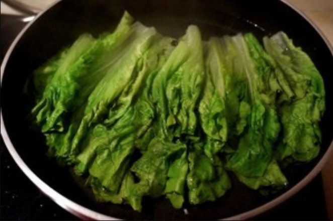 Lettuce in Oyster Sauce recipe